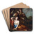 Silvio, Dorinda And Linco by Carlo Francesco Nuvolone Art Drink Coaster set Silvio, Dorinda And Linco by Carlo Francesco Nuvolone Art Drink Coaster set