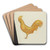 Cock Weather Vane by American 20th Century Art Drink Coaster set