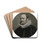 Portrait Of Nicholas Rockox by Anthony van Dyck Drink Coasters - set of 4