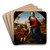 Madonna and Child with the Infant Saint John the Baptist by Giuliano Bugiardini Art Drink Coaster set Madonna and Child with the Infant Saint John the Baptist by Giuliano Bugiardini Art Drink Coaster set