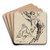 Dance by Jn Novk Art Drink Coaster set Dance by Jn Novk Art Drink Coaster set