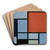 Composition by Piet Mondrian Art Drink Coaster set Composition by Piet Mondrian Art Drink Coaster set