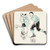 Jongen schaatsend langs twee meisjes by Miep de Feijter Art Drink Coaster set Jongen schaatsend langs twee meisjes by Miep de Feijter Art Drink Coaster set