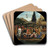 Adoration of the Magi by Domenico Veneziano Art Drink Coaster set