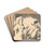 Piper by Mikul Galanda Drink Coasters - set of 4 Piper by Mikul Galanda Drink Coasters - set of 4