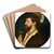 Portrait of Simon George of Cornwall by Hans Holbein The Younger Art Drink Coaster set