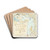 The Fox and the Grapes by Walter Crane Drink Coasters - set of 4