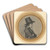 Portrait of Andr-Antoine Bernard, called Bernard de Saintes by Jacques Louis David Art Drink Coaster set Portrait of Andr-Antoine Bernard, called Bernard de Saintes by Jacques Louis David Art Drink Coaster set