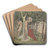 Bathers by Pierre Puvis de Chavannes Art Drink Coaster set