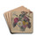 Flowers by Eugne Delacroix Drink Coasters - set of 4