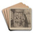 Interior in the Kempen with Three Farmer's Wives by Jakob Smits Art Drink Coaster set