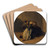 Interior with a Party Smoking Around a Table by Pieter Codde Art Drink Coaster set Interior with a Party Smoking Around a Table by Pieter Codde Art Drink Coaster set