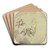 Flora and putti by Jacob de Wit Art Drink Coaster set