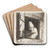 Bonde, der ser ud af et vindue by Cornelis Pietersz. Bega Art Drink Coaster set