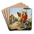 Rinaldo and The Magus of Ascalon by Giovanni Battista Tiepolo Art Drink Coaster set