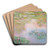 Nymphas by Claude Monet Art Drink Coaster set