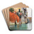 Venice, the Grand Canal by Vincenzo Caprile Art Drink Coaster set Venice, the Grand Canal by Vincenzo Caprile Art Drink Coaster set