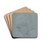 Head of a Bearded Man Looking to Upper Left by Ciro Ferri Drink Coasters - set of 4
