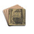 Landschap met een vrouw zittend tussen twee wilgen by Richard Nicolas Roland Holst Drink Coasters - set of 4 Landschap met een vrouw zittend tussen twee wilgen by Richard Nicolas Roland Holst Drink Coasters - set of 4