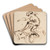 Charioteer by Domenico Gargiulo Art Drink Coaster set