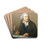 Marie Joseph Chentier by Jean Franois Hu Drink Coasters - set of 4 Marie Joseph Chentier by Jean Franois Hu Drink Coasters - set of 4