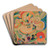 Mange de cochons by Robert Delaunay Art Drink Coaster set