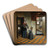 Woman with a Child in a Pantry by Pieter De Hooch Art Drink Coaster set