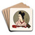 Portret van een onbekende Japanse vrouw by Ivo Puhonny Art Drink Coaster set
