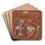 Ungleiches Paar by Niklaus Manuel Art Drink Coaster set