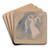 Figure Studies by Charles Sprague Pearce Art Drink Coaster set Figure Studies by Charles Sprague Pearce Art Drink Coaster set