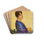 Portrt Frau von Stuck by Franz von Stuck Drink Coasters - set of 4 Portrt Frau von Stuck by Franz von Stuck Drink Coasters - set of 4