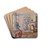 Le peintre Ker-Xavier Roussel et sa fille (The Painter Ker-Xavier Roussel and His Daughter) by douard Vuillard Drink Coasters - set of 4 Le peintre Ker-Xavier Roussel et sa fille (The Painter Ker-Xavier Roussel and His Daughter) by douard Vuillard Drink Coasters - set of 4
