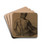 Femme nue, assise, de dos by Pierre Puvis de Chavannes Drink Coasters - set of 4 Femme nue, assise, de dos by Pierre Puvis de Chavannes Drink Coasters - set of 4