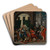 Die Gromut des Scipio by Johann Heiss Art Drink Coaster set
