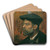 Der Maler Theodor Von Hrmann by Theodor Von Hrmann Art Drink Coaster set