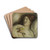 Convalescent - Portrait of Emma Madox Brown by Ford Madox Brown Drink Coasters - set of 4