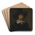 Portrait of a Man, possibly Jan de Hooghe (1608-1682) by Paulus Hennekyn Art Drink Coaster set
