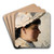 Gerda Ahlborn by Michael Ancher Art Drink Coaster set