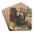 La Comtesse Lanskoy by douard Vuillard Art Drink Coaster set La Comtesse Lanskoy by douard Vuillard Art Drink Coaster set