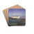 The Outskirts of the Town by Eugne Jansson Drink Coasters - set of 4