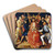 Christ Crowned with Thorns by Hans Holbein The Elder Art Drink Coaster set