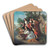 The Vestal Tuccia by Domenico Corvi Art Drink Coaster set