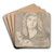 Study for "Venus Verticordia" by Dante Gabriel Rossetti Art Drink Coaster set