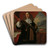 Johan de Liefde (ca. 1619-73), Vice-Admiral by Bartholomeus van der Helst Art Drink Coaster set Johan de Liefde (ca. 1619-73), Vice-Admiral by Bartholomeus van der Helst Art Drink Coaster set