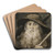 Wotan as Wayfarer by Hans Thoma Art Drink Coaster set Wotan as Wayfarer by Hans Thoma Art Drink Coaster set