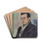 Portrait Of A Man (Yrj Ramstedt) by Jalmari Ruokokoski Drink Coasters - set of 4