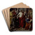 The Incredulity of Thomas by Maerten De Vos Art Drink Coaster set