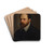 Portrait of a bearded gentleman by Francesco Bassano Drink Coasters - set of 4 Portrait of a bearded gentleman by Francesco Bassano Drink Coasters - set of 4