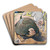 The republican hare and the democratic tortoise by Louis Glackens Art Drink Coaster set The republican hare and the democratic tortoise by Louis Glackens Art Drink Coaster set