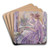 The Violet Kimono by Robert Reid Art Drink Coaster set The Violet Kimono by Robert Reid Art Drink Coaster set